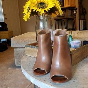 Steve Madden Open Toe Bootie Heels